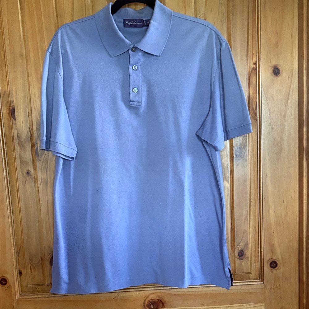 Ralph Lauren Purple Label periwinkle Polo Shirt